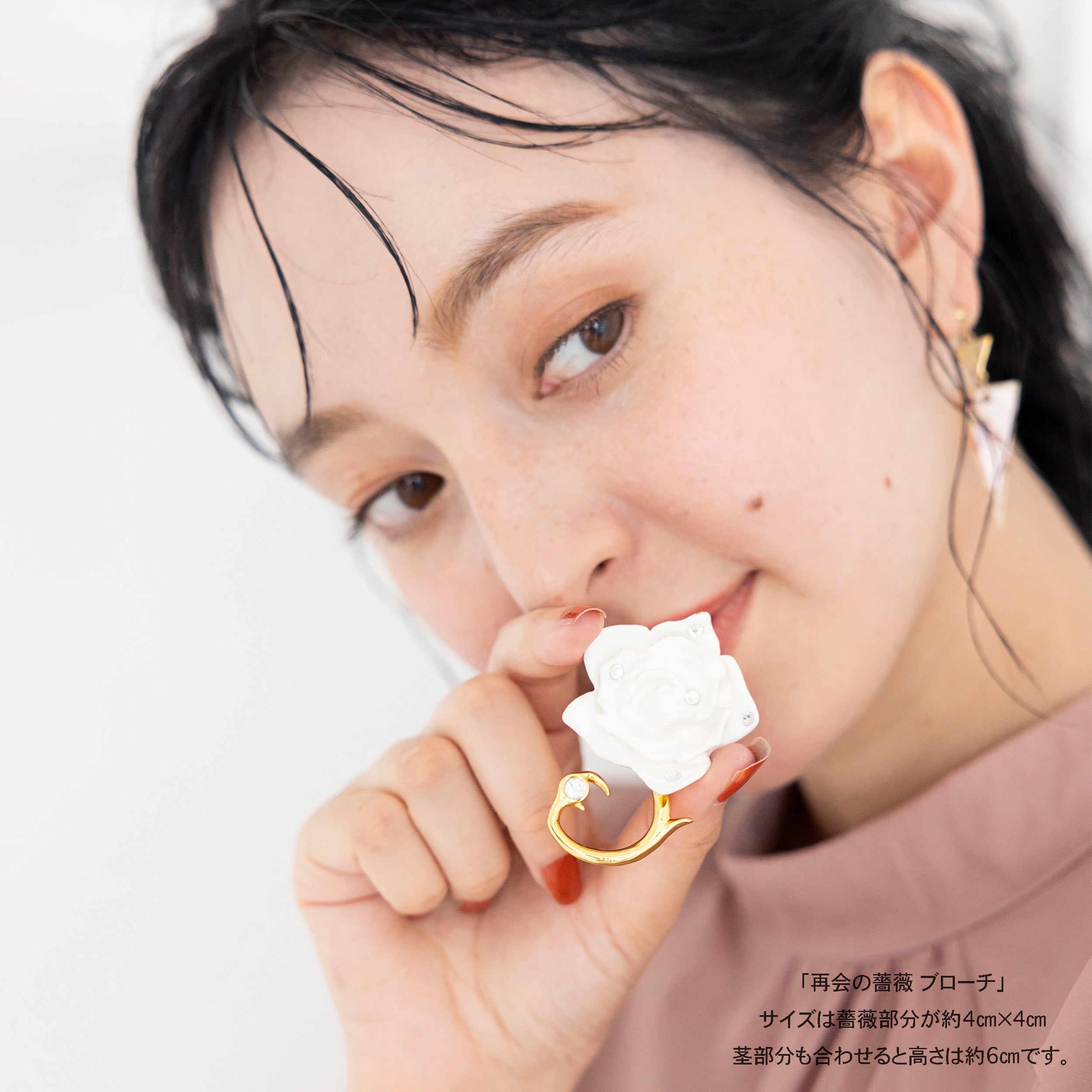再会の薔薇（Rose du retour）ブローチ – rosé-nik shop
